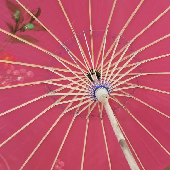 Chinese or Japanese Style Umbrella - Picture 3 of 8